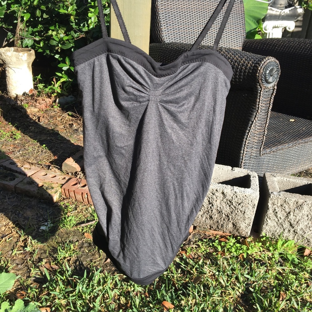 Grey Lululemon tank top